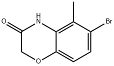 6-bromo-5-methyl-2H-benzo[b][1,4]oxazin-3(4H)-one 구조식 이미지