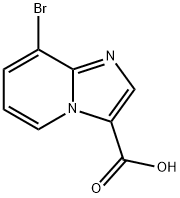 8-bromoimidazo[1,2-a]pyridine-3-carboxylic acid Structure
