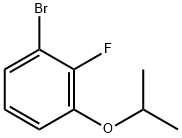 1-Bromo-2-fluoro-3-(1-methylethoxy)-benzene 구조식 이미지