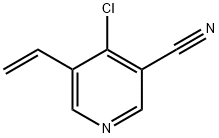4-Chloro-5-vinylnicotinonitrile Structure