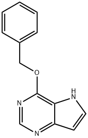 4-(Benzyloxy)-5H-Pyrrolo[3,2-D]Pyrimidine 구조식 이미지
