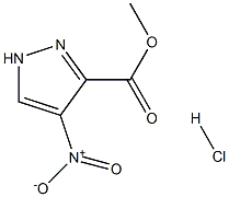methyl 4-nitro-1H-pyrazole-3-carboxylate hydrochloride Structure