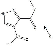 methyl 4-nitro-1H-pyrazole-3-carboxylate hydrochloride 구조식 이미지