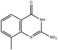 4(3H)-Quinazolinone, 2-amino-8-methyl- Structure