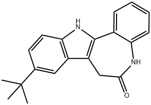 9-(Tert-Butyl)-7,12-Dihydrobenzo[2,3]Azepino[4,5-B]Indol-6(5H)-One Structure