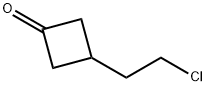 Cyclobutanone, 3-(2-chloroethyl)- Structure