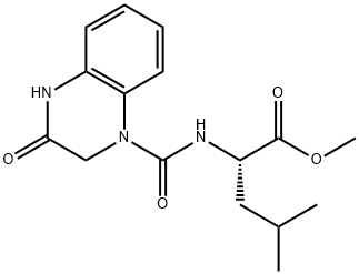 methyl (2S)-4-methyl-2-[(3-oxo-2,4-dihydroquinoxaline-1-carbonyl)amino]pentanoate Structure