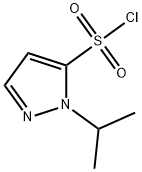 1-Isopropyl-1H-pyrazole-5-sulfonyl chloride 구조식 이미지