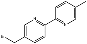2-[5-(Bromomethyl)pyridin-2-yl]-5-methylpyridine Structure