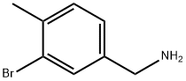 3-bromo-4-methylbenzenemethanamine 구조식 이미지