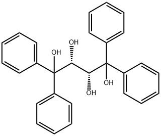 (2R,3R)-1,1,4,4-tetraphenylbutane-1,2,3,4-tetrol Structure