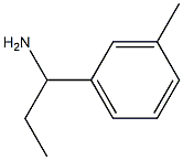 1-(m-Tolyl)propan-1-amine 구조식 이미지