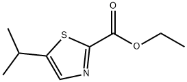 5-Isopropyl-thiazole-2-carboxylic acid ethyl ester Structure