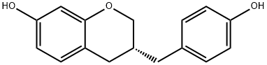 7-Hydroxy-3-(4-hydroxybenzyl)chroman 구조식 이미지