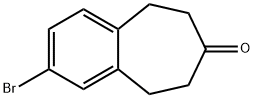 2-Bromo-5,6,8,9-tetrahydro-benzocyclohepten-7-one Structure