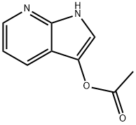 1H-PYRROLO[2,3-B]PYRIDIN-3-YL ACETATE Structure