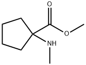 methyl 1-(methylamino)cyclopentanecarboxylate Structure