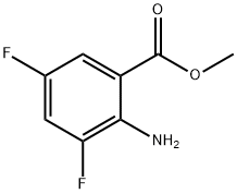 Methyl 2-amino-3,5-difluorobenzoate 구조식 이미지