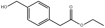 BENZENEACETIC ACID, 4-(HYDROXYMETHYL)-, ETHYL ESTER Structure