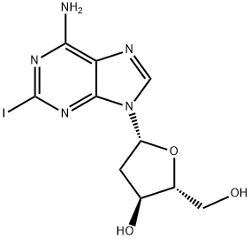 2-Iodo-2'-deoxyadenosine Structure