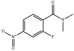 2-fluoro-N,N-dimethyl-4-nitro-benzamide 구조식 이미지