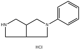 2-Phenyl-octahydro-pyrrolo[3,4-c]pyrrole dihydrochloride 구조식 이미지
