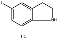 5-Iodo-2,3-dihydro-1H-indole hydrochloride Structure