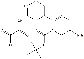 5-Amino-1-Boc-3',4',5',6'-tetrahydro-2'H-[2,4']bipyridinyl oxalate Structure