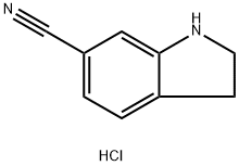 2,3-Dihydro-1H-indole-6-carbonitrile 구조식 이미지