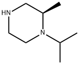 (R)-1-Isopropyl-2-methyl-piperazine 구조식 이미지