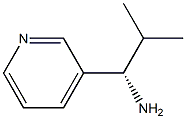 (S)-2-Methyl-1-(pyridin-3-yl)propan-1-amine 구조식 이미지