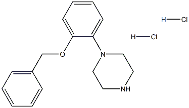 1-(2-Benzyloxy-phenyl)-piperazine dihydrochloride Structure