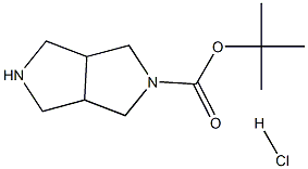 2-Boc-hexahydro-pyrrolo[3,4-c]pyrrole hydrochloride Structure