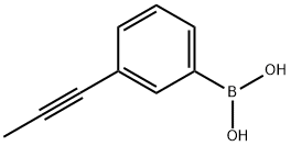 3-(prop-1-ynyl)phenylboronic acid Structure