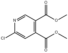 dimethyl 6-chloropyridine-3,4-dicarboxylate 구조식 이미지