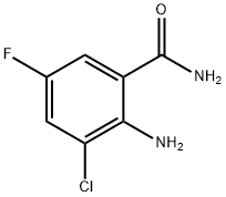 2-Amino-3-chloro-5-fluorobenzamide Structure