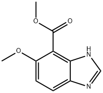 methyl 5-methoxy-3H-benzo[d]imidazole-4-carboxylate Structure