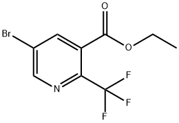 5-브로모-2-트리플루오로메틸-니코틴산에틸에스테르 구조식 이미지