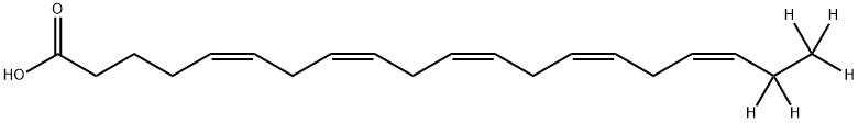 cis-5,8,11,14,17-Eicosapentaenoic acid-[19,19,20,20,20-D5] Structure