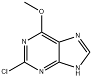 2-Chloro-6-methoxypurine 구조식 이미지