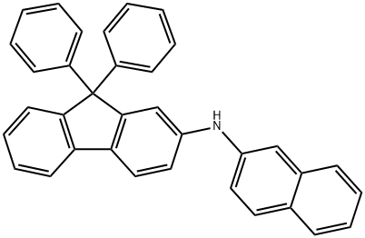 N-(Naphthalen-3-yl)-9,9-diphenyl-9H-fluoren-2-amine 구조식 이미지