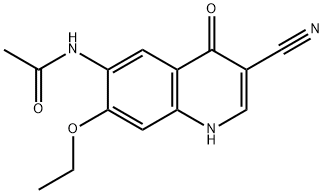 N-(3-cyano-7-ethoxy-4-oxo-1,4-dihydroquinolin-6-yl)acetamide Structure