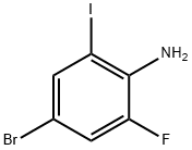 4-Bromo-2-fluoro-6-iodoaniline 구조식 이미지