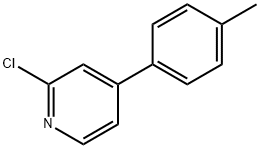 2-Chloro-4-(4-methylphenyl)pyridine 구조식 이미지
