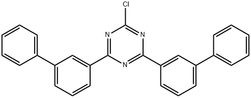 2-클로로-4,6-디(비페닐-3-일)-1,3,5-트리아진 구조식 이미지