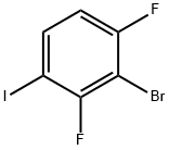 2-Bromo-1,3-difluoro-4-iodobenzene Structure