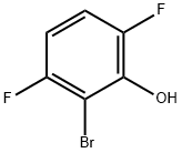 2-Bromo-3,6-difluorophenol 구조식 이미지