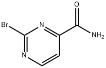 2-Bromopyrimidine-4-carboxamide 구조식 이미지