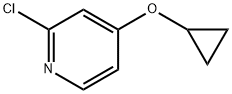 2-Chloro-4-cyclopropoxypyridine 구조식 이미지