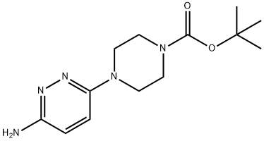 tert-butyl 4-(6-aminopyridazin-3-yl)piperazine-1-carboxylate Structure